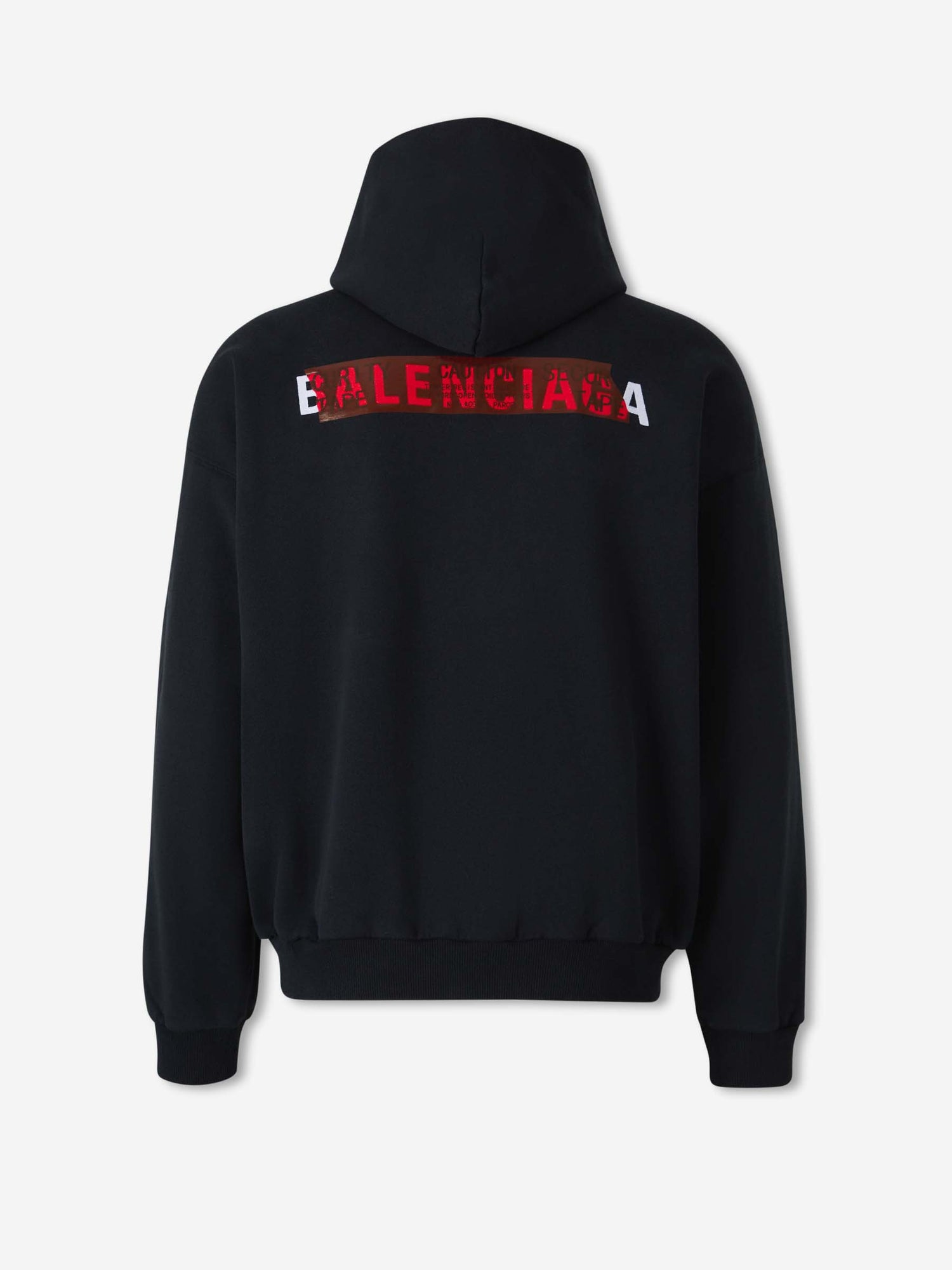 Outlet online Balenciaga Hombre Sudadera Capucha Taped color Negro sku 545-001850 01 - Foto 2