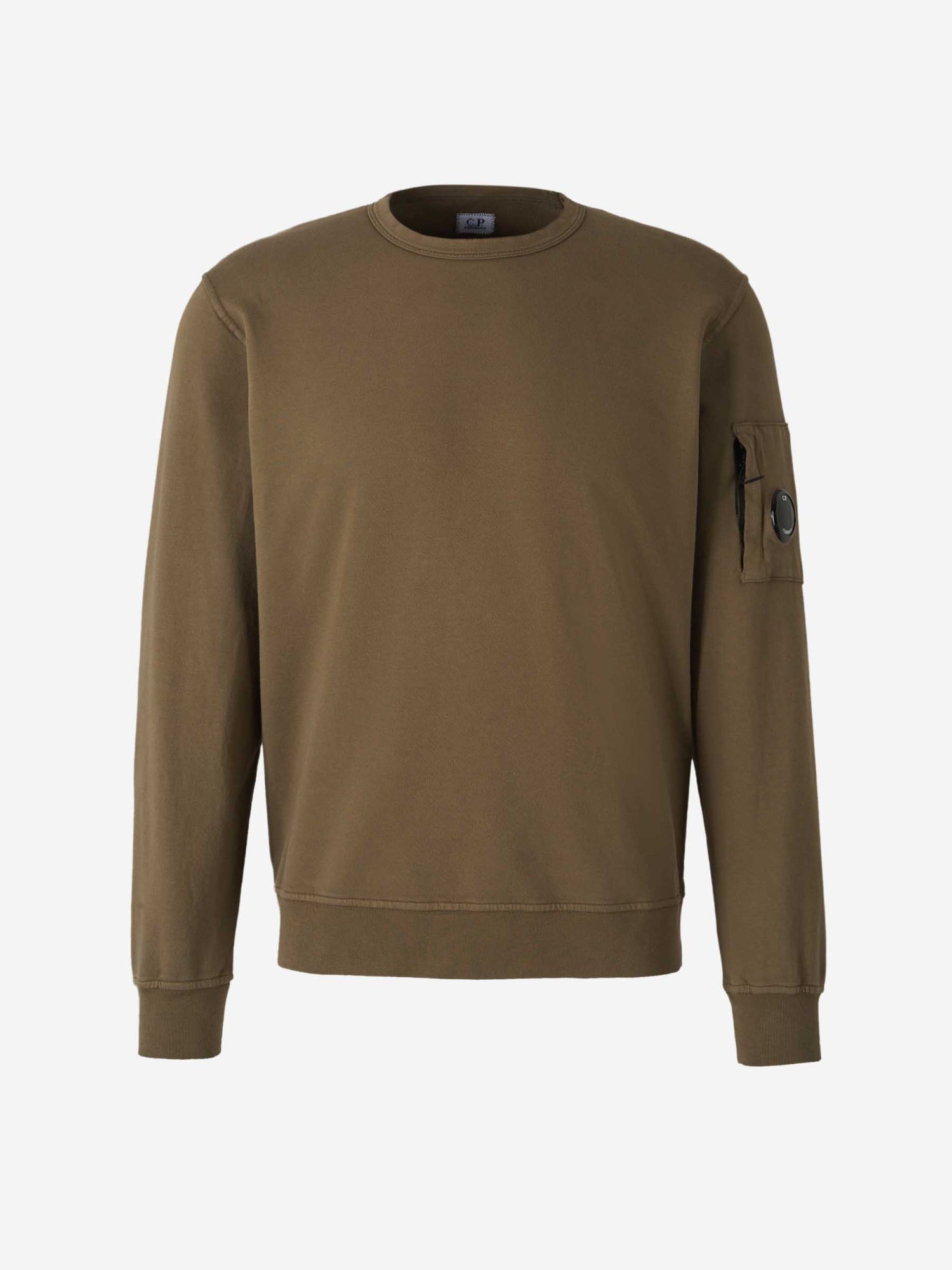 Outlet online C.P. Company Hombre Sudadera Cuello Redondo color Verde Militar sku 545-001855 02 - Foto 1