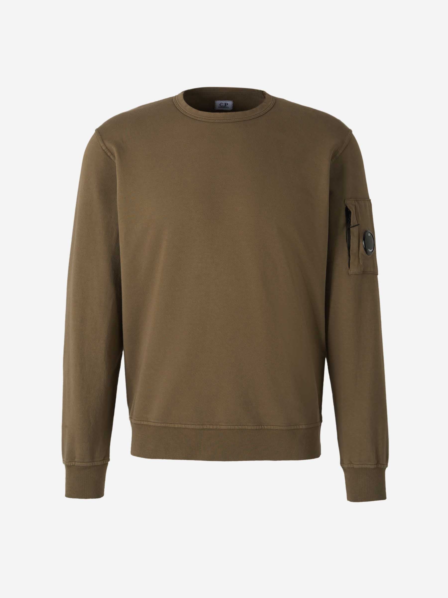 Outlet online C.P. Company Hombre Sudadera Cuello Redondo color Verde Militar sku 545-001855 02 - Foto 1