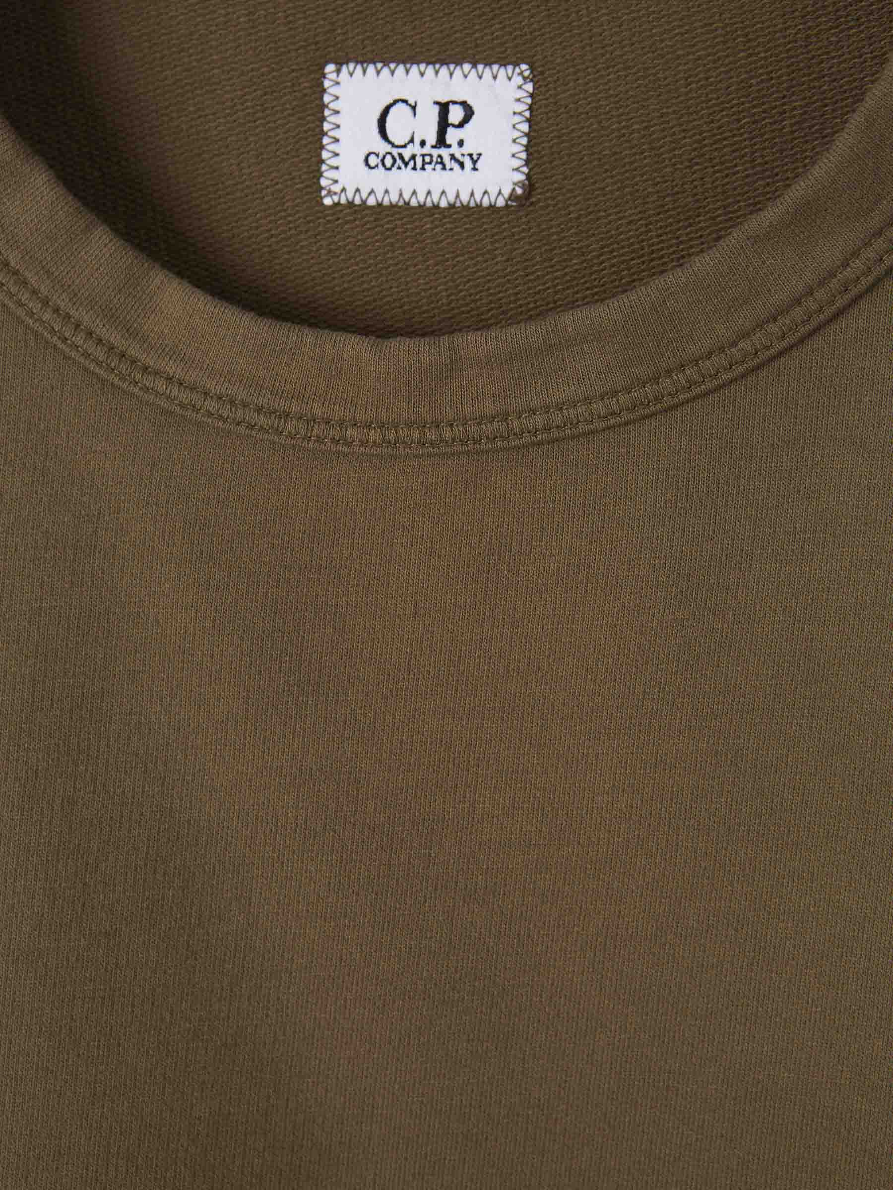 Outlet online C.P. Company Hombre Sudadera Cuello Redondo color Verde Militar sku 545-001855 02 - Foto 3