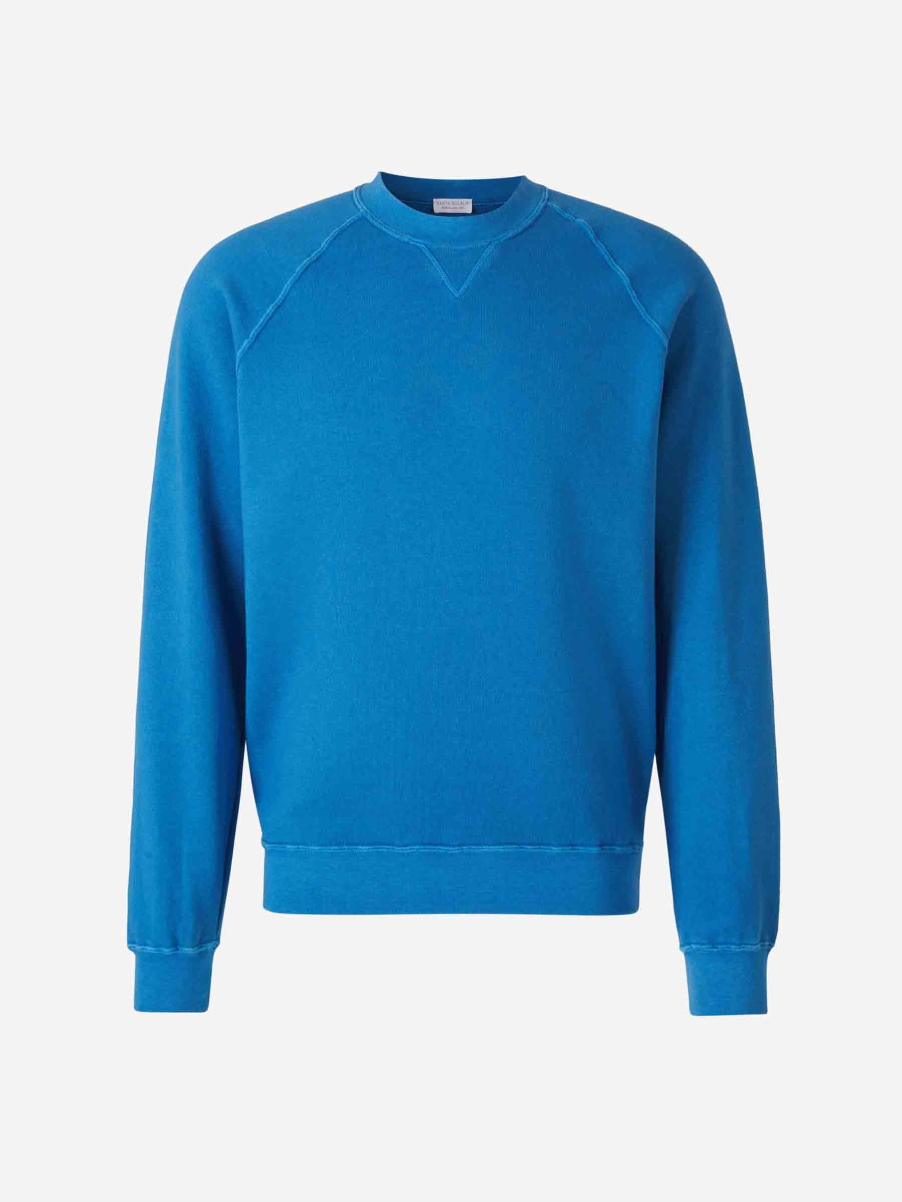 Outlet online Santa Eulalia Hombre Sudadera Cuello Redondo color Azul sku 545-001859 04 - Foto 1
