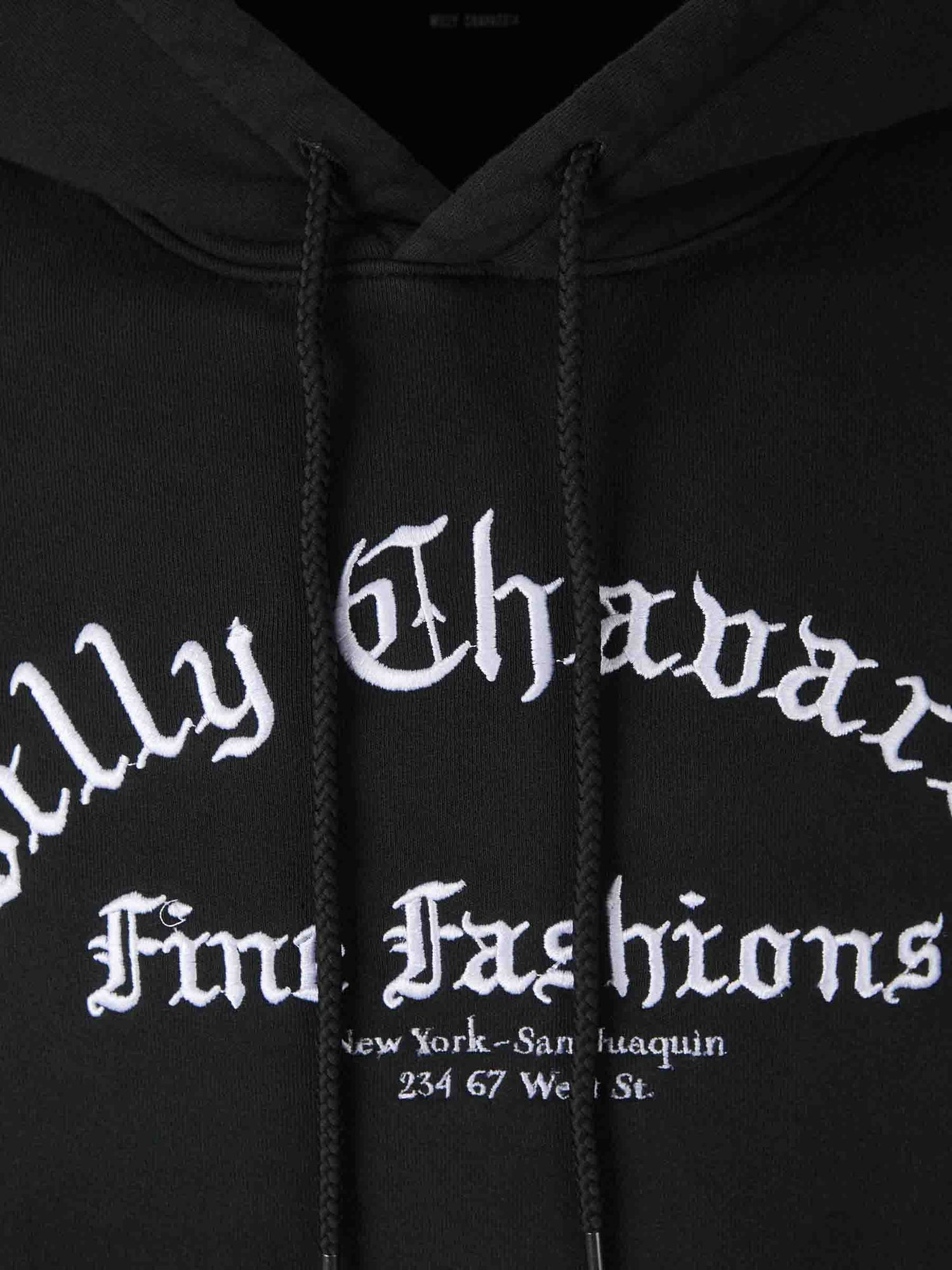 Outlet online Willy Chavarria Hombre Sudadera Capucha color Negro sku 545-001862 01 - Foto 3