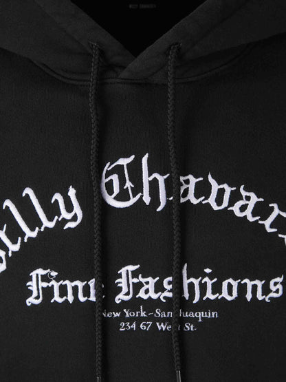 Outlet online Willy Chavarria Hombre Sudadera Capucha color Negro sku 545-001862 01 - Foto 3
