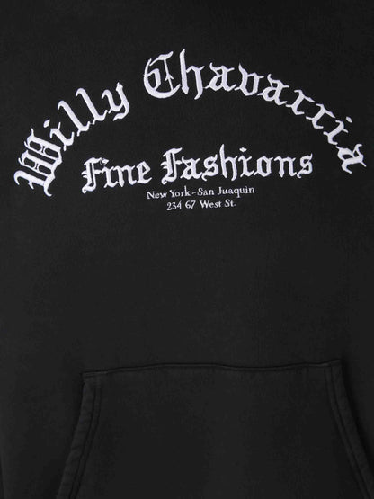 Outlet online Willy Chavarria Hombre Sudadera Capucha color Negro sku 545-001862 01 - Foto 4