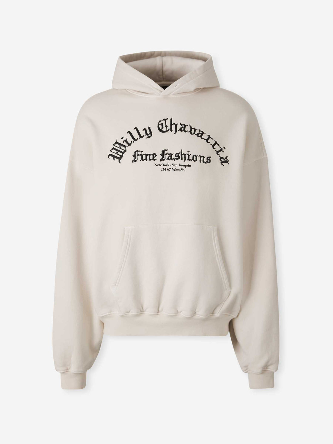 Willy Chavarria Hombre Barcelona Sudadera Capucha color Crema sku 545-001862 02 - Foto 1