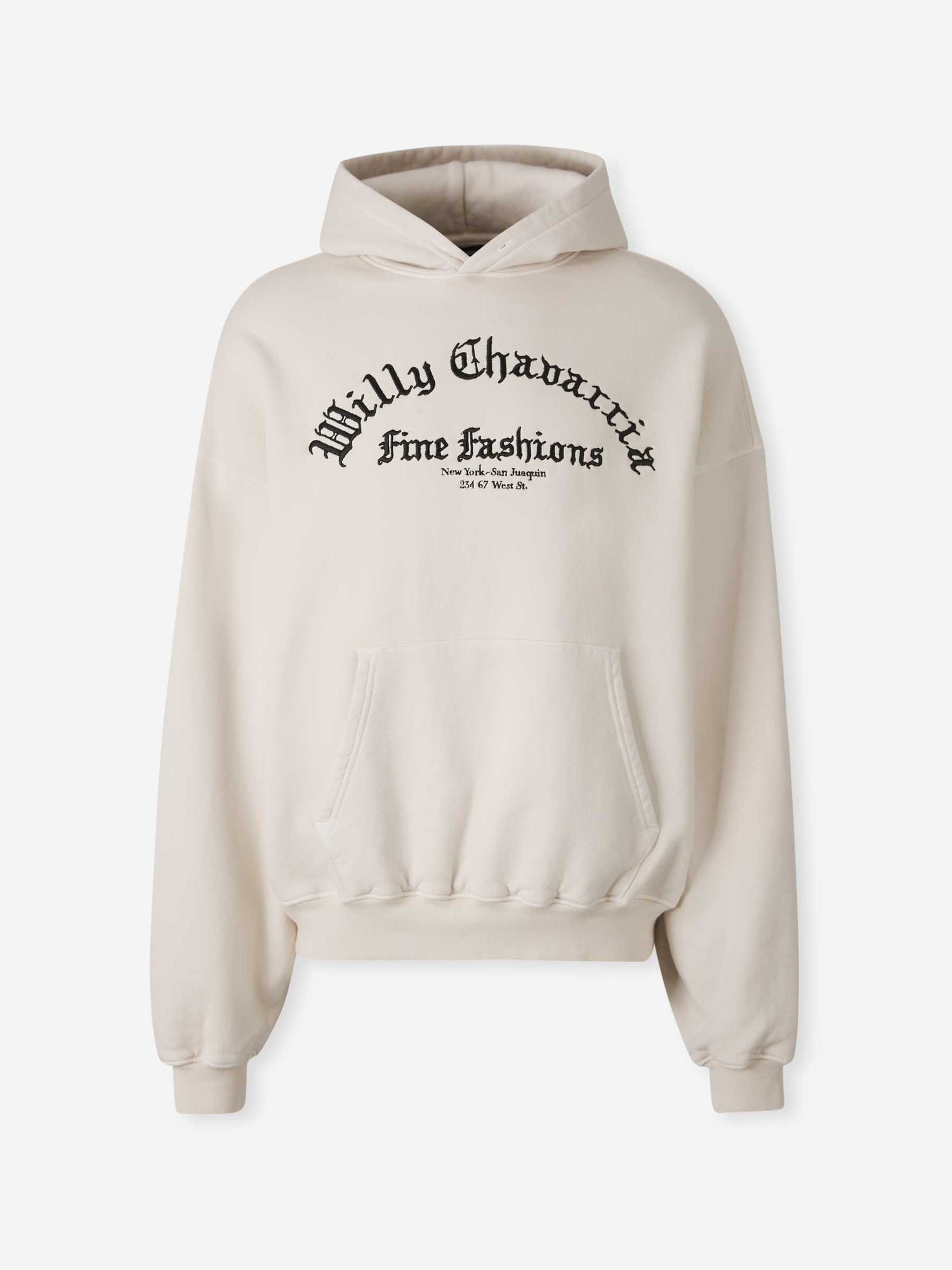 Willy Chavarria Hombre Barcelona Sudadera Capucha color Crema sku 545-001862 02 - Foto 1