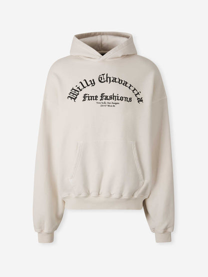 Willy Chavarria Hombre Barcelona Sudadera Capucha color Crema sku 545-001862 02 - Foto 1