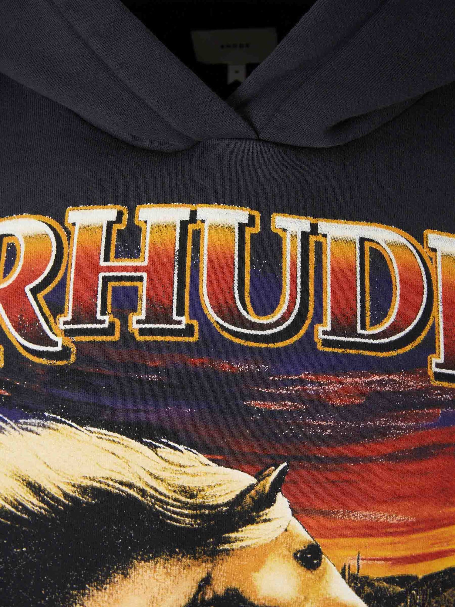 Outlet online Rhude Hombre Sudadera con Capucha color Negro sku 545-001880 01 - Foto 3