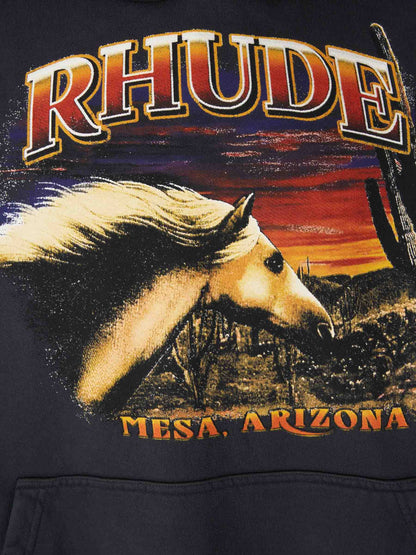 Outlet online Rhude Hombre Sudadera con Capucha color Negro sku 545-001880 01 - Foto 4