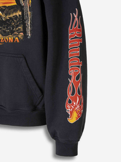 Outlet online Rhude Hombre Sudadera con Capucha color Negro sku 545-001880 01 - Foto 5