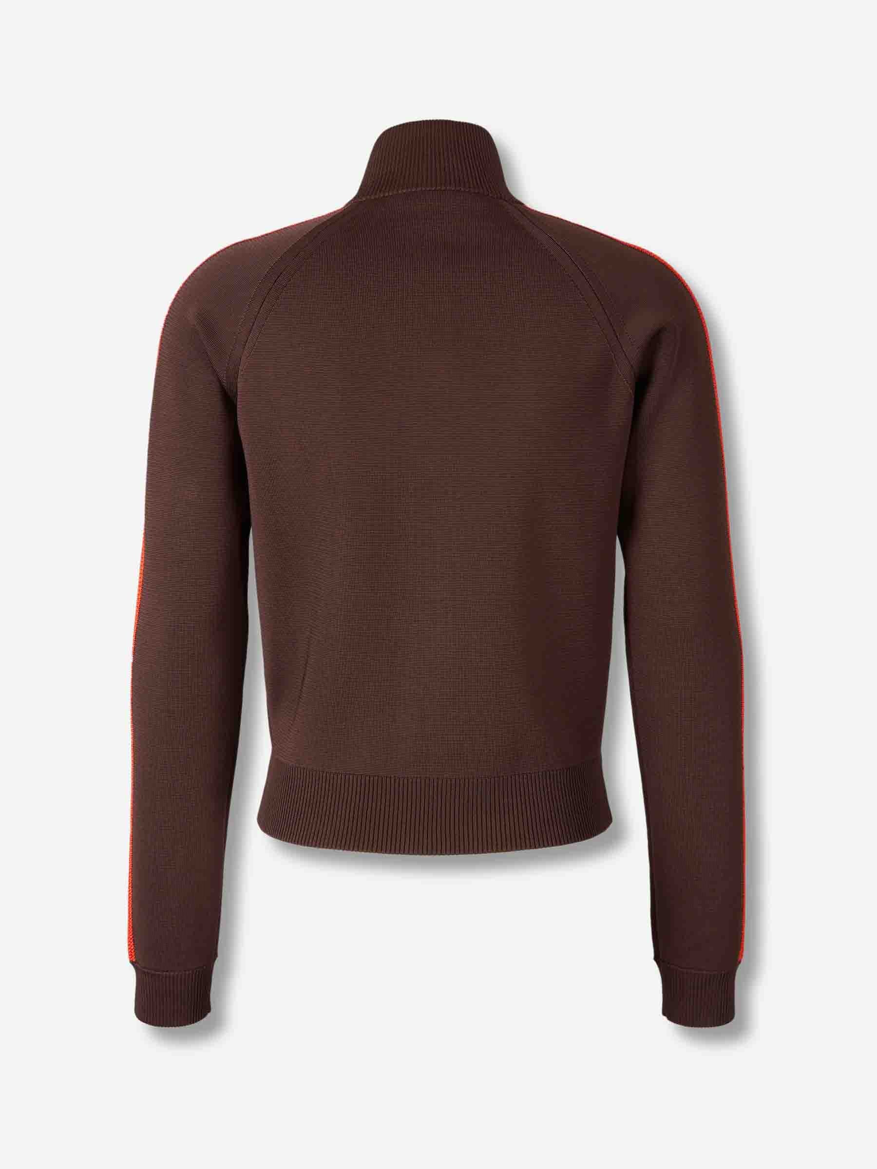 Outlet online Wales Bonner Hombre Sudadera Cremallera color Marrón Oscuro sku 545-001882 01 - Foto 2
