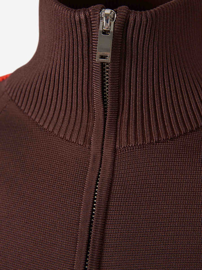 Outlet online Wales Bonner Hombre Sudadera Cremallera color Marrón Oscuro sku 545-001882 01 - Foto 3