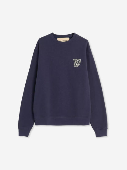 Valentino Hombre Barcelona Sudadera Parche VG color Azul Marino sku 545-001883 01 - Foto 1