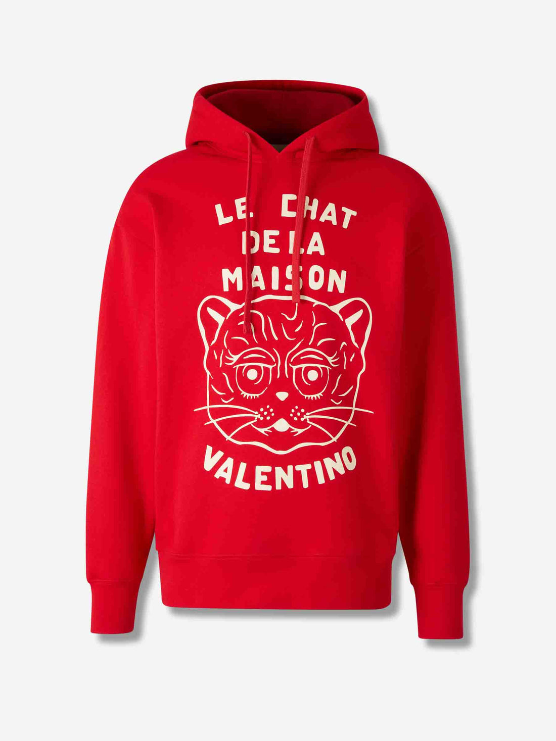 Outlet online Valentino Hombre Sudadera Capucha Estampado color Rojo sku 545-001884 01 - Foto 1