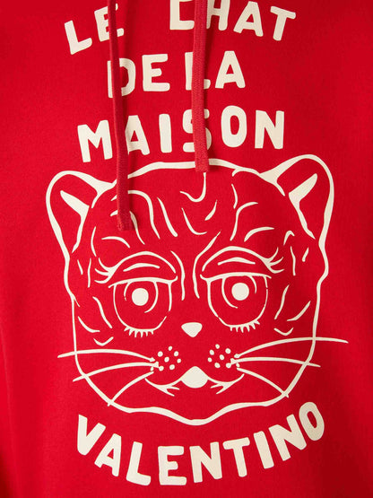 Outlet online Valentino Hombre Sudadera Capucha Estampado color Rojo sku 545-001884 01 - Foto 4