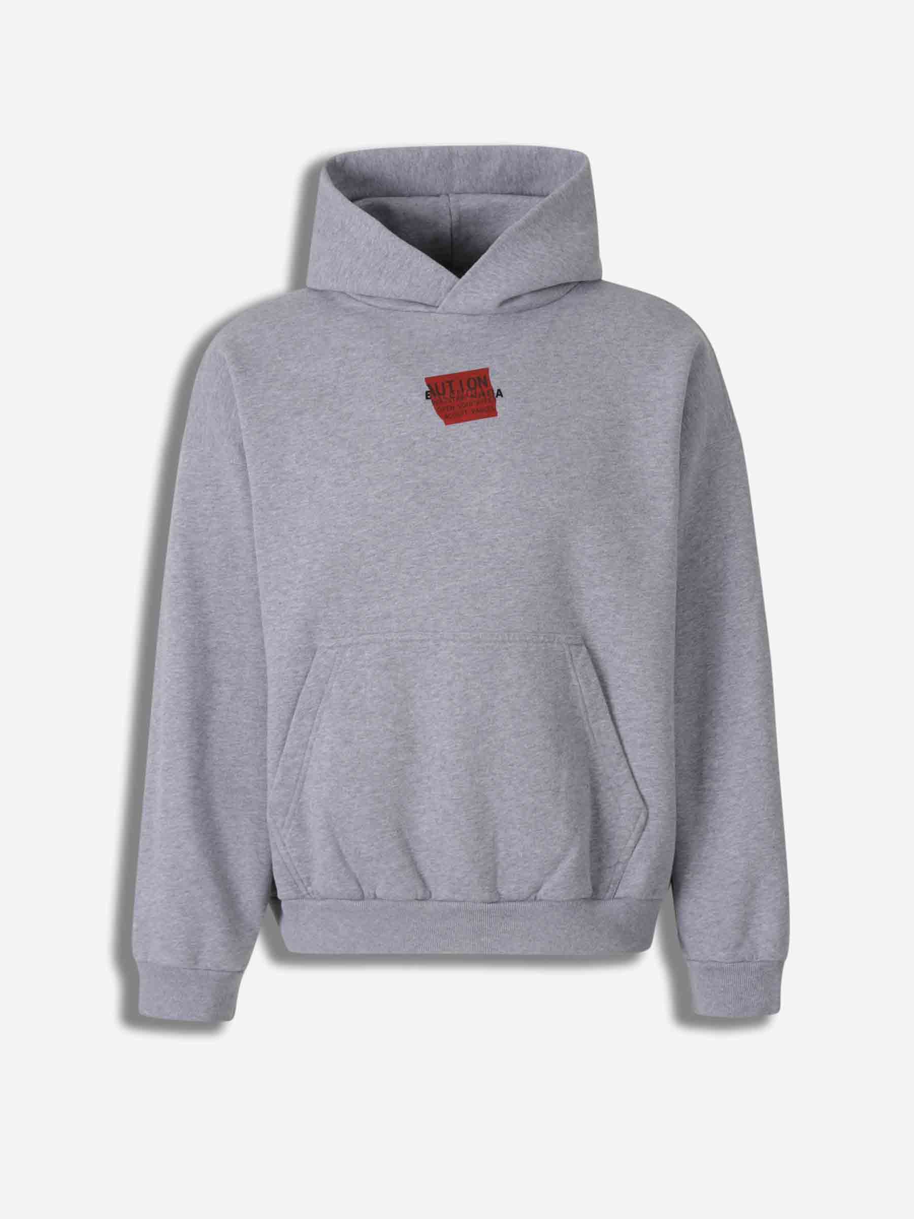 Outlet online Balenciaga Hombre Sudadera con Capucha color Gris sku 545-001891 01 - Foto 1