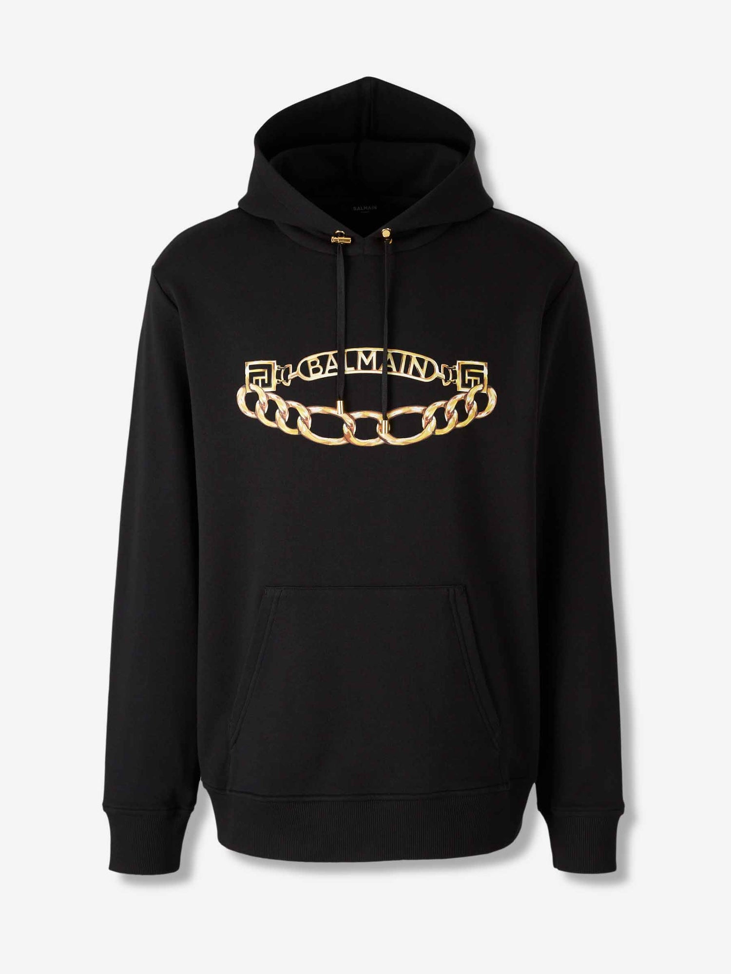 Outlet online Balmain Hombre Sudadera Capucha Estampado color Negro sku 545-001897 01 - Foto 1
