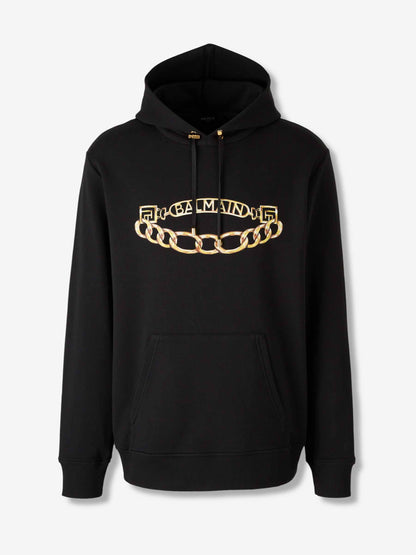 Outlet online Balmain Hombre Sudadera Capucha Estampado color Negro sku 545-001897 01 - Foto 1