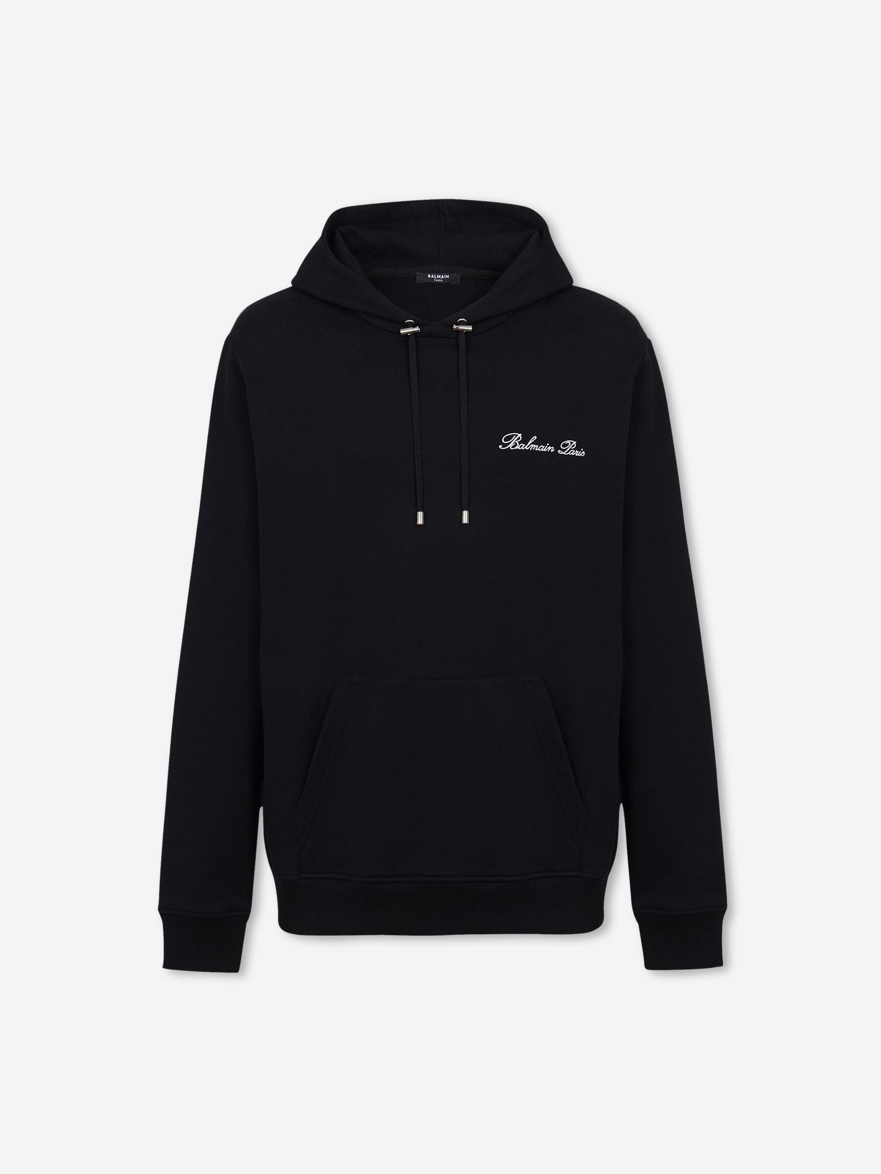 Outlet online Balmain Hombre Sudadera Capucha Logo color Negro sku 545-001898 01 - Foto 1