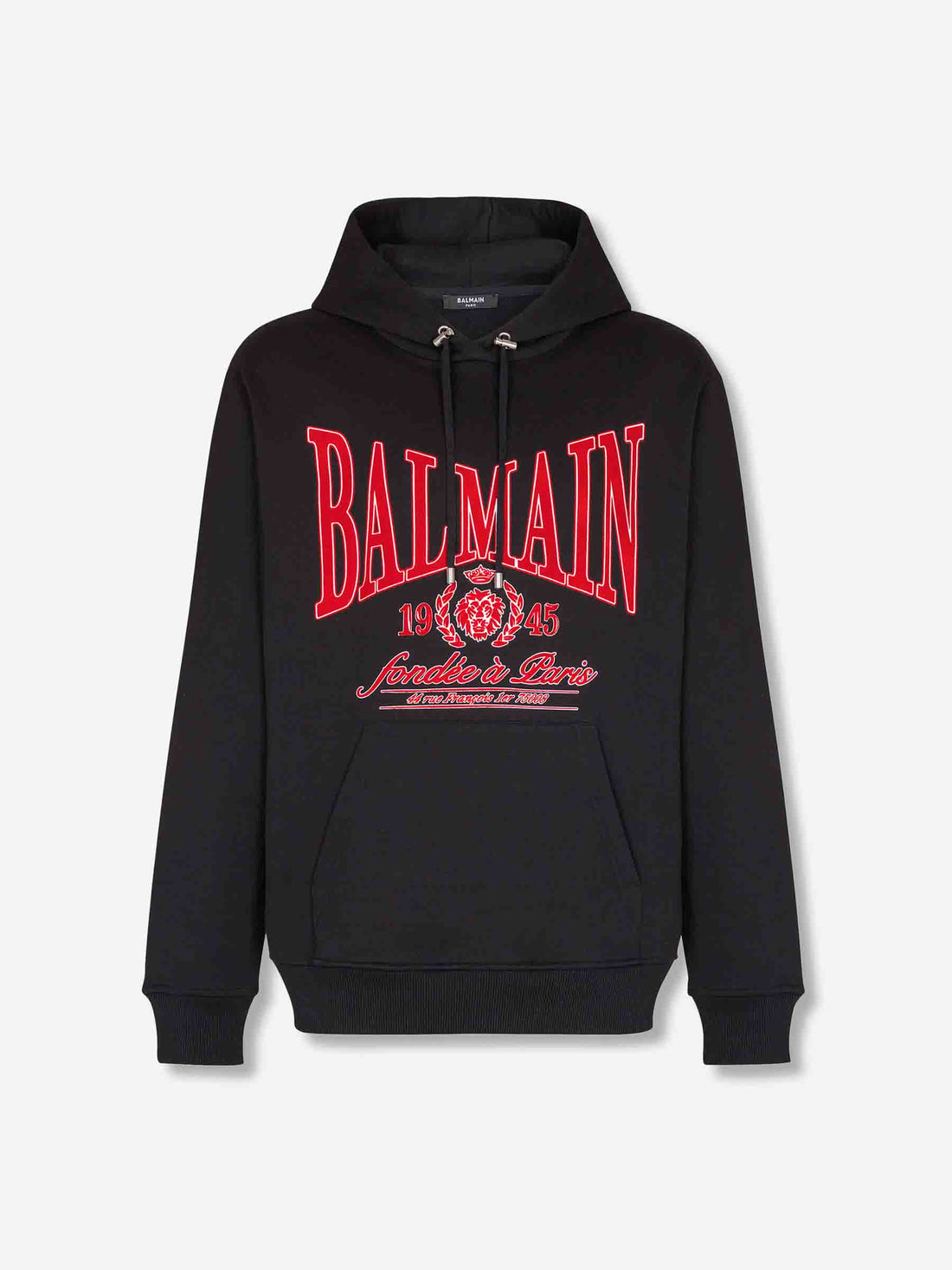 Outlet online Balmain Hombre Sudadera Capucha Logotipo color Negro sku 545-001899 01 - Foto 1
