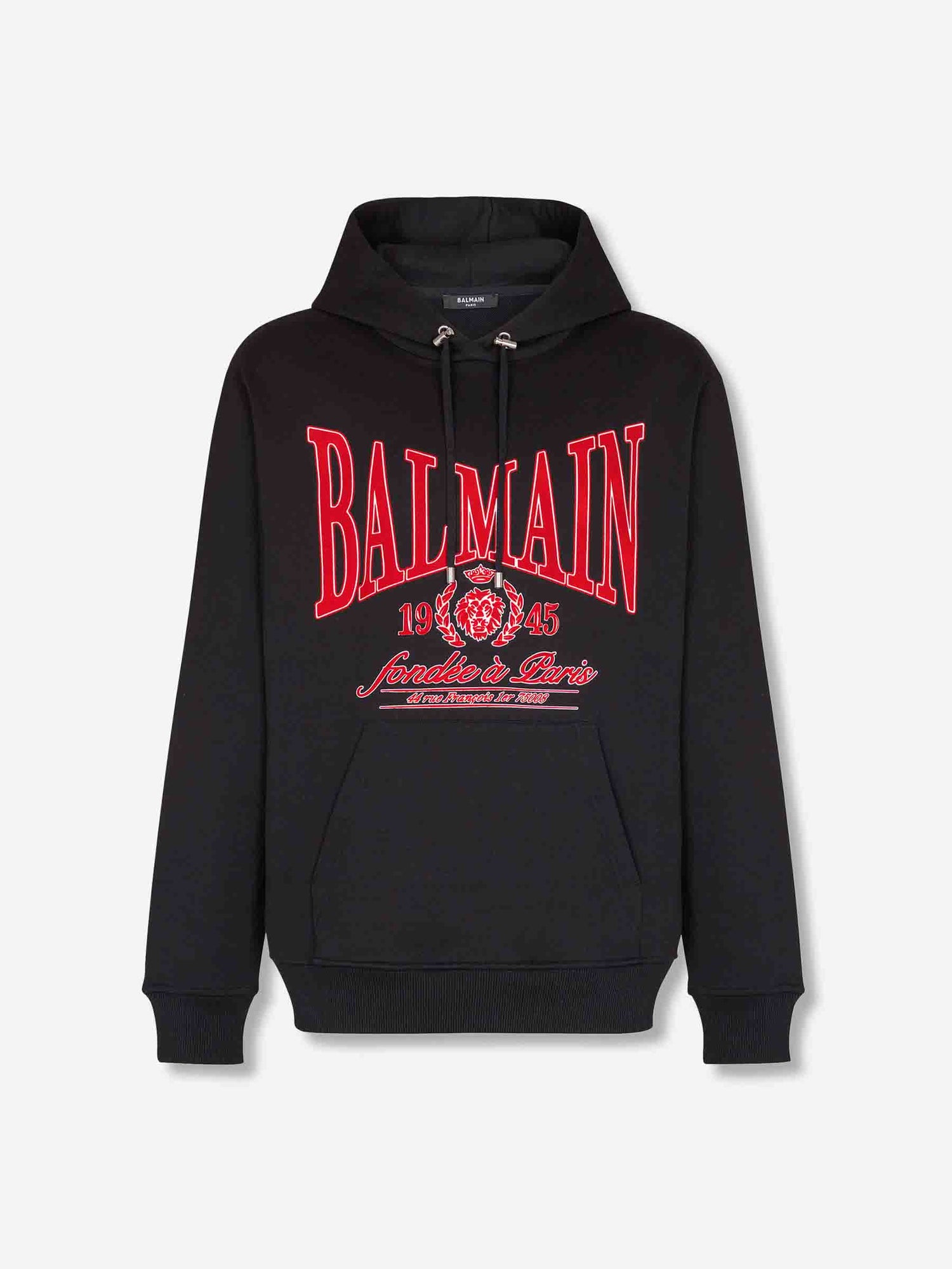 Outlet online Balmain Hombre Sudadera Capucha Logotipo color Negro sku 545-001899 01 - Foto 1