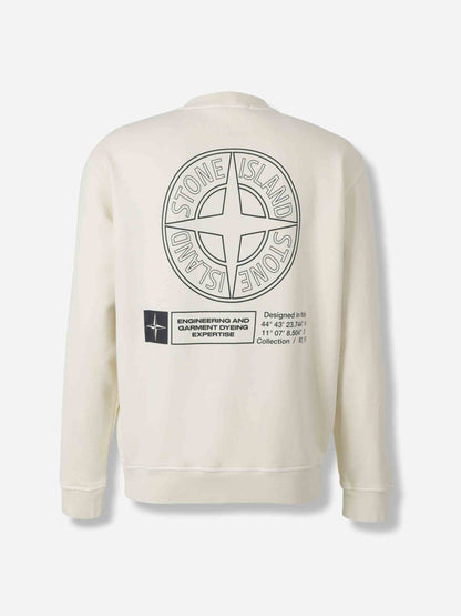 Outlet online Stone Island Hombre Sudadera Cuello redondo color Crema sku 545-001918 01 - Foto 2