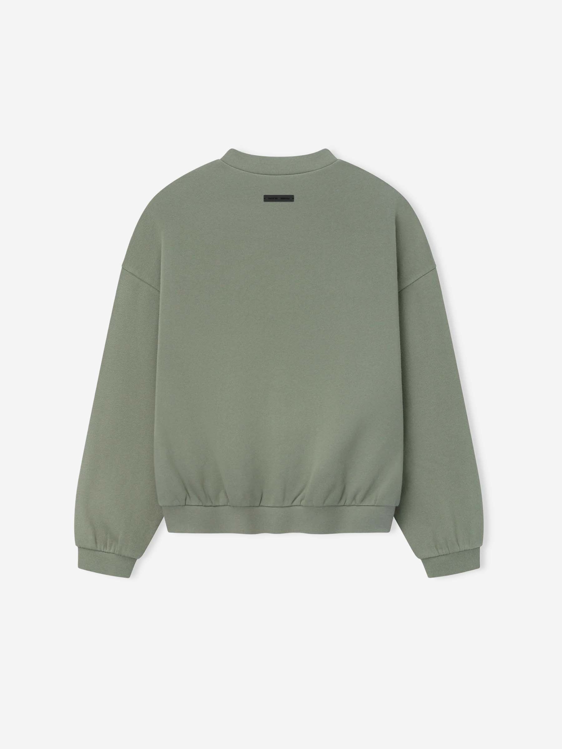 Outlet online Fear of God Essentials Hombre Sudadera Cuello Redondo color Verde Militar sku 545-001932 01 - Foto 3