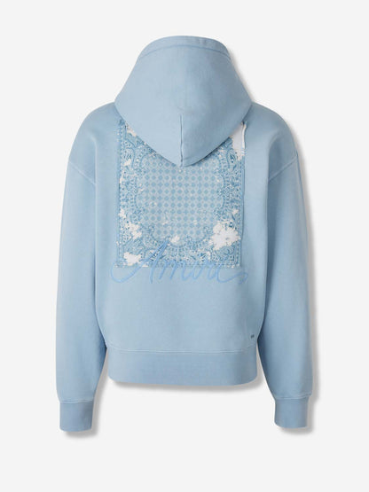 Outlet online Amiri Hombre Sudadera Con Capucha color Azul Celeste sku 545-001936 01 - Foto 2