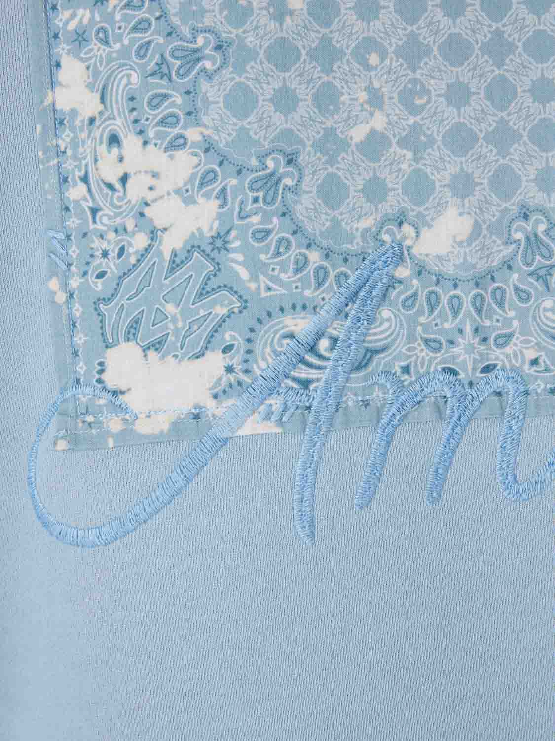 Outlet online Amiri Hombre Sudadera Con Capucha color Azul Celeste sku 545-001936 01 - Foto 5