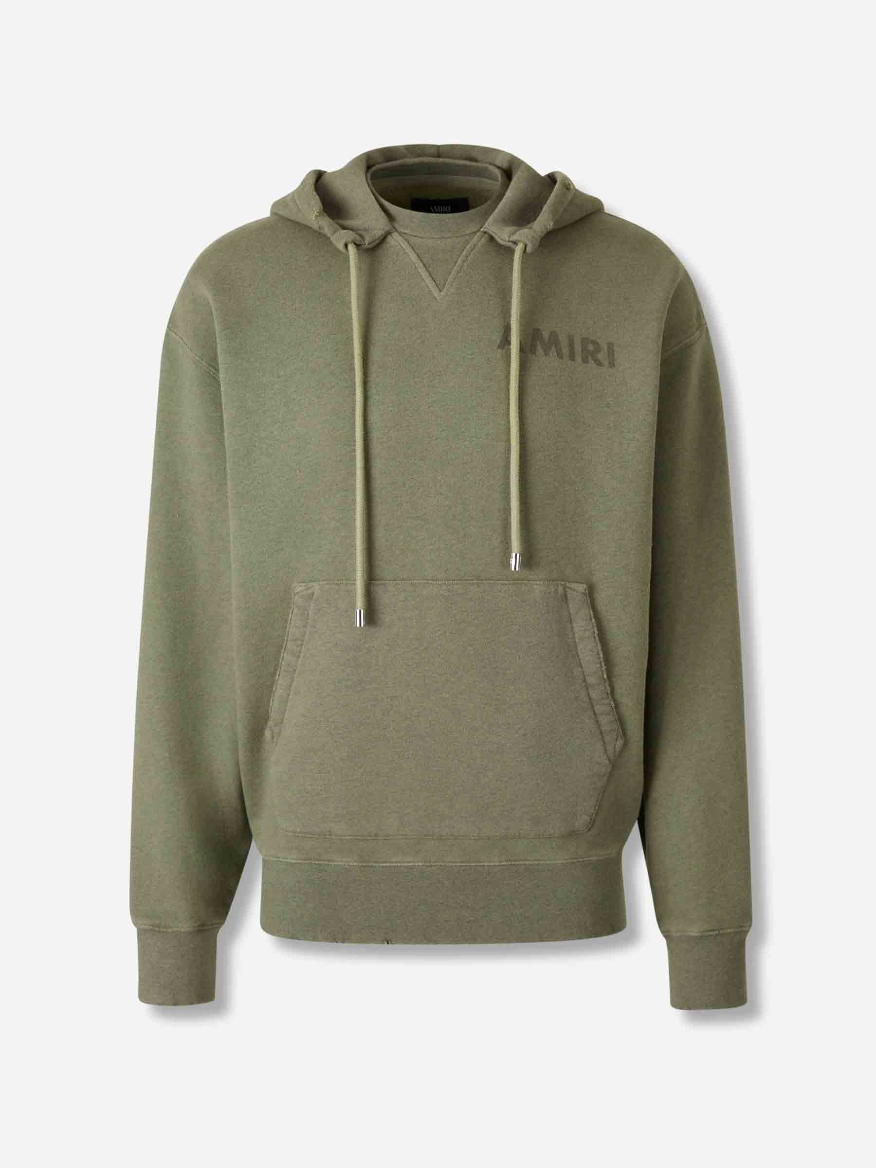 Outlet online Amiri Hombre Sudadera Con Capucha color Verde Militar sku 545-001937 01 - Foto 1