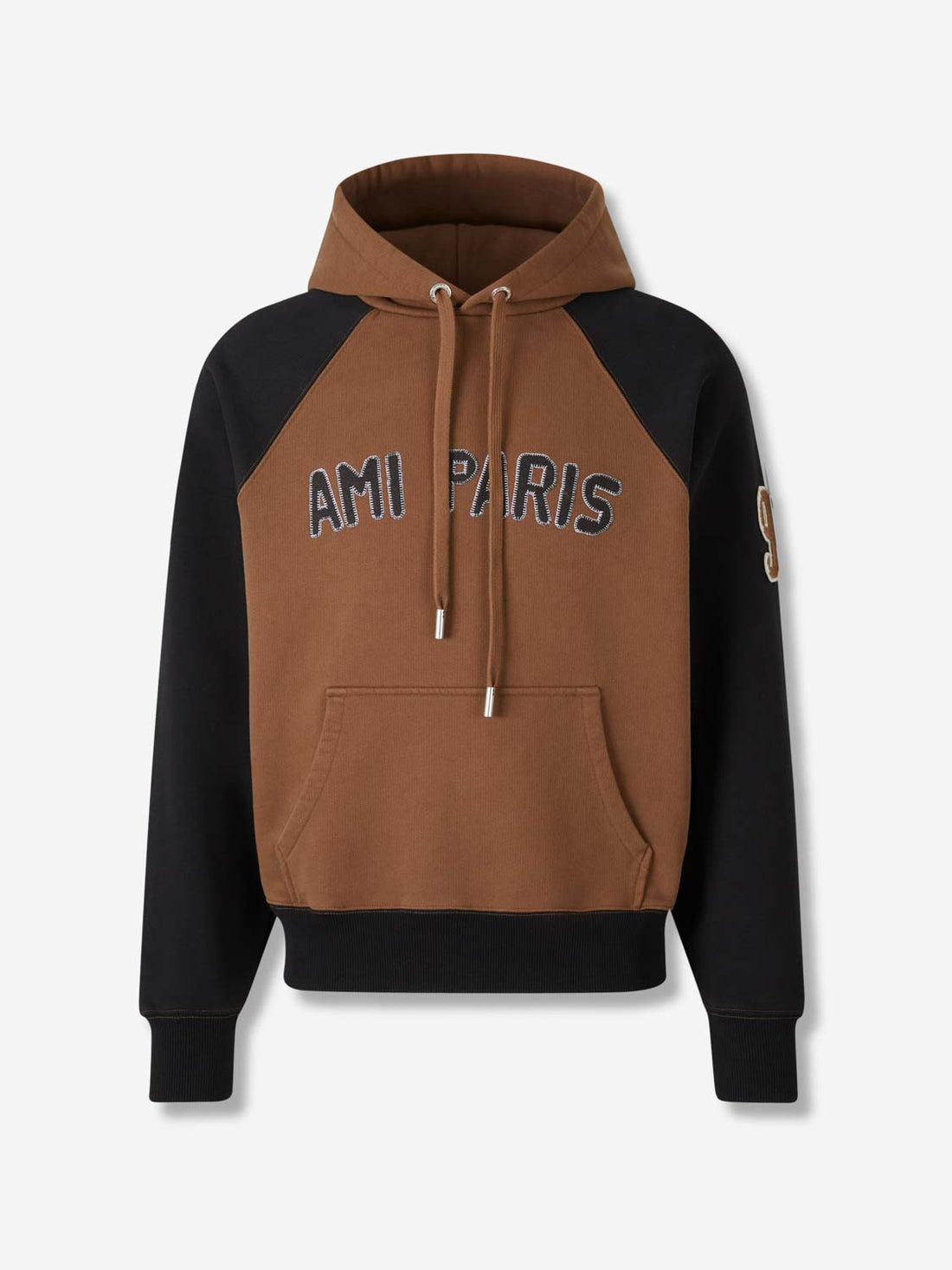 Outlet online Ami Paris Hombre Sudadera Capucha Logo color Marrón sku 545-001948 01 - Foto 1