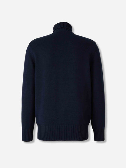 Outlet online Givenchy Hombre Jersey Cuello Alto color Azul Marino sku 545-001956 01 - Foto 2