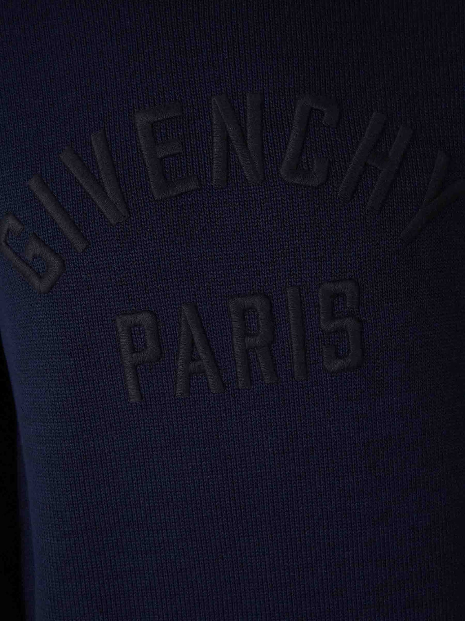 Outlet online Givenchy Hombre Jersey Cuello Alto color Azul Marino sku 545-001956 01 - Foto 4