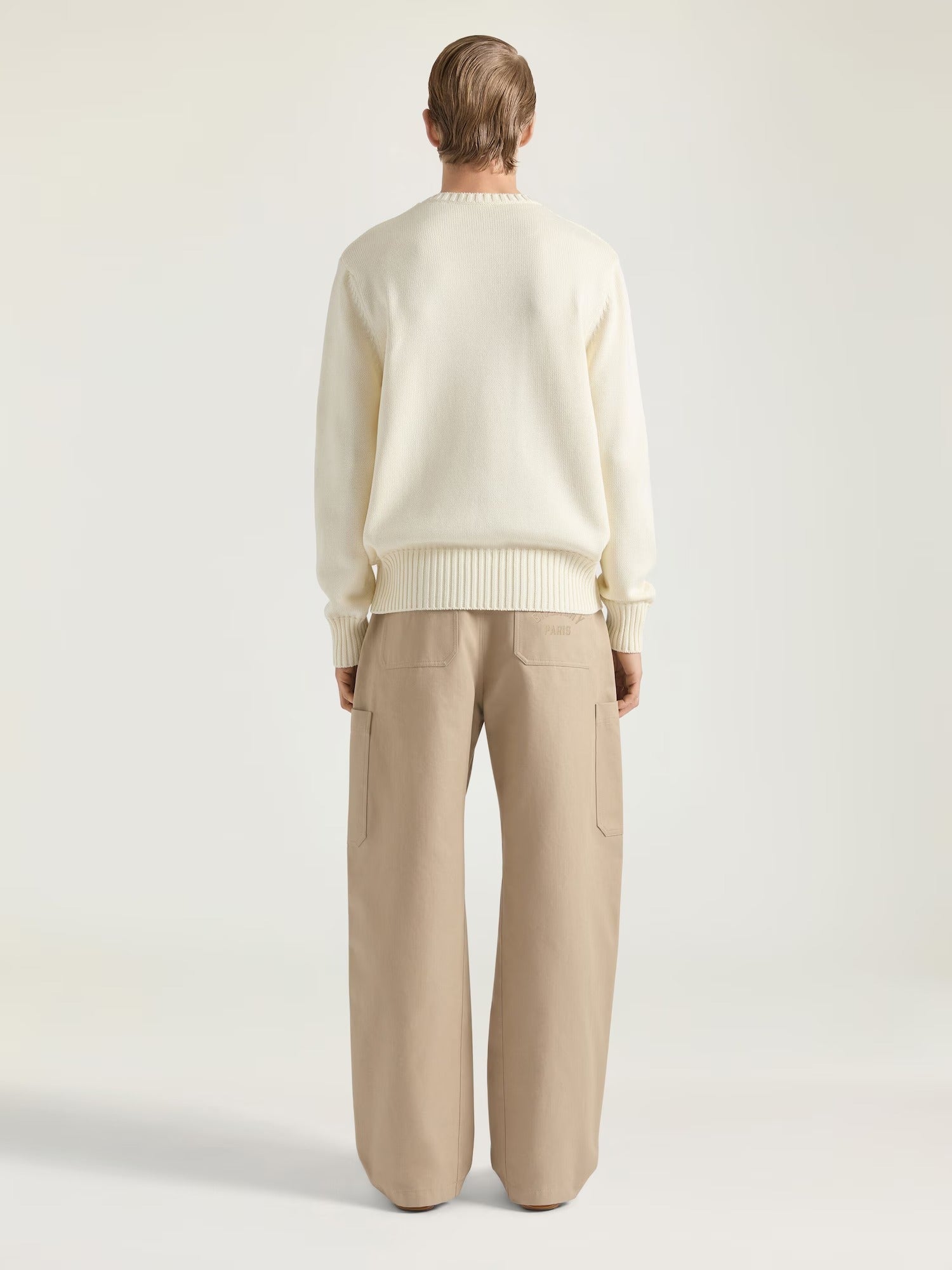 Outlet online Givenchy Hombre Jersey Punto Paris color Marfil sku 545-001957 01 - Foto 3