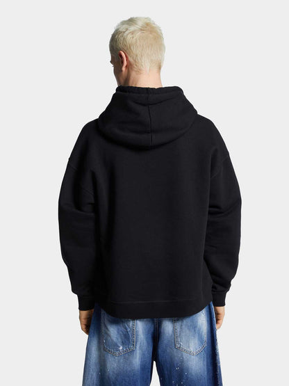 Outlet online Dsquared2 Hombre Sudadera Logo Algodón color Negro sku 545-001963 01 - Foto 3