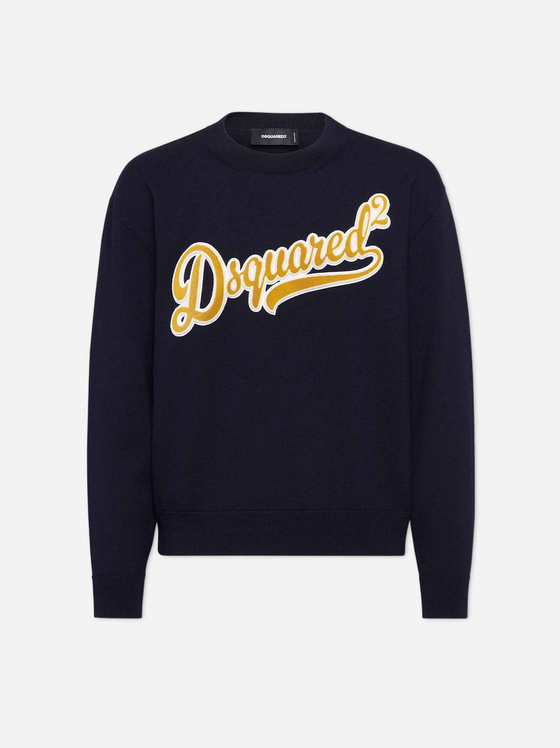 Outlet online Dsquared2 Hombre Sudadera Logo Algodón color Azul Denim Oscuro sku 545-001964 01 - Foto 1