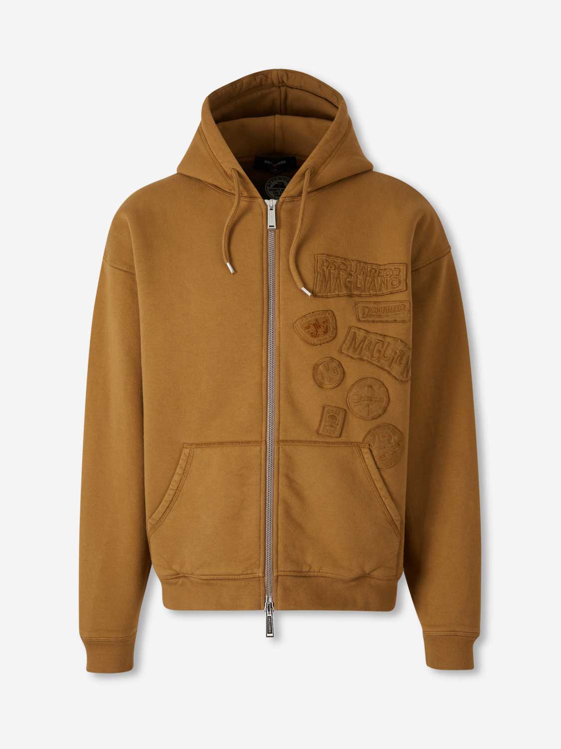 Outlet online Dsquared2 Hombre Sudadera con capucha color Camel sku 545-001967 01 - Foto 1