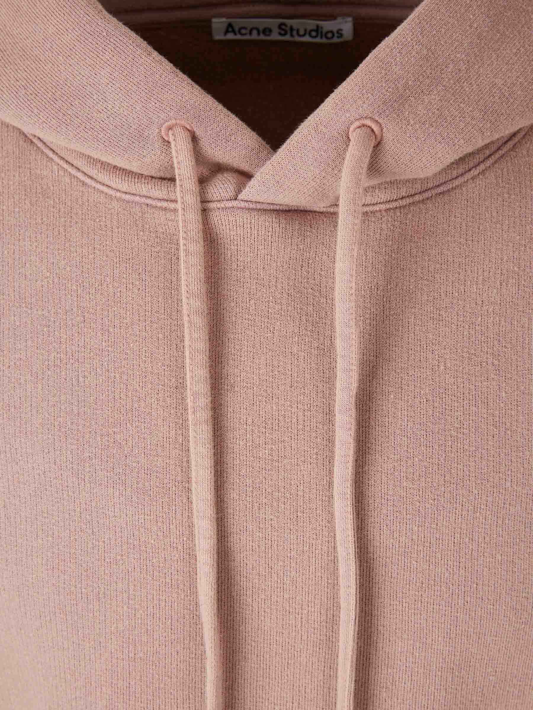 Outlet online Acne Studios Hombre Sudadera Capucha Algodón color Rosa Envejecido sku 545-001969 02 - Foto 3