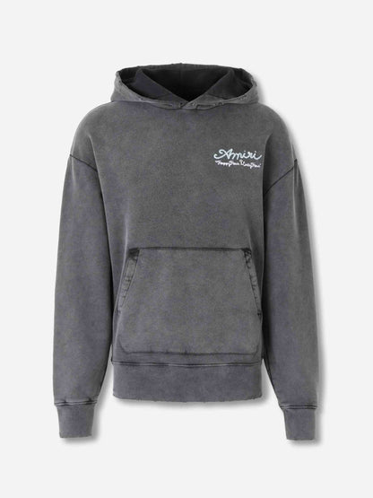 Outlet online Amiri Hombre Sudadera Capucha Logo color Negro sku 545-001990 01 - Foto 1