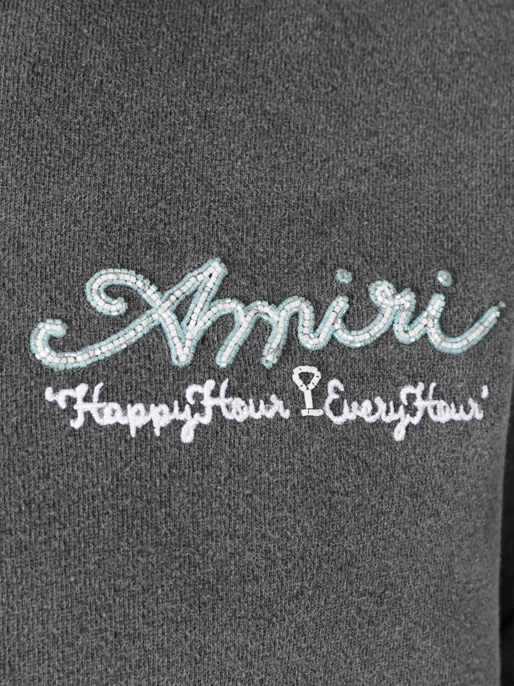 Outlet online Amiri Hombre Sudadera Capucha Logo color Negro sku 545-001990 01 - Foto 3