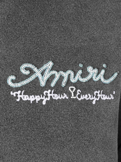 Outlet online Amiri Hombre Sudadera Capucha Logo color Negro sku 545-001990 01 - Foto 3