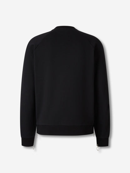 Outlet online Setchu Hombre Sudadera Cuello Redondo color Negro sku 545-001996 01 - Foto 2