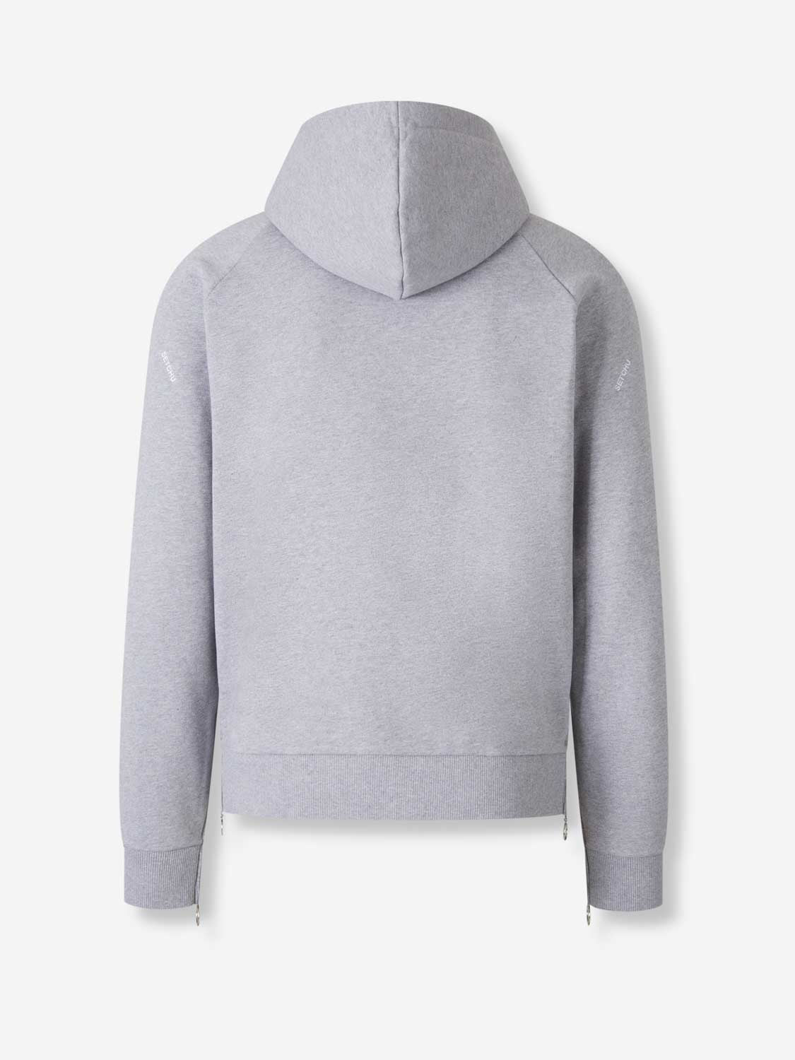 Outlet online Setchu Hombre Sudadera Capucha Cremallera color Gris Claro sku 545-001997 01 - Foto 3