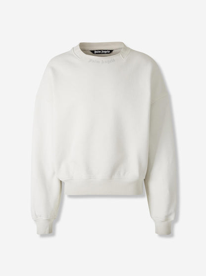 Outlet online Palm Angels Hombre Sudadera Cuello Redondo color Blanco sku 545-001999 01 - Foto 1