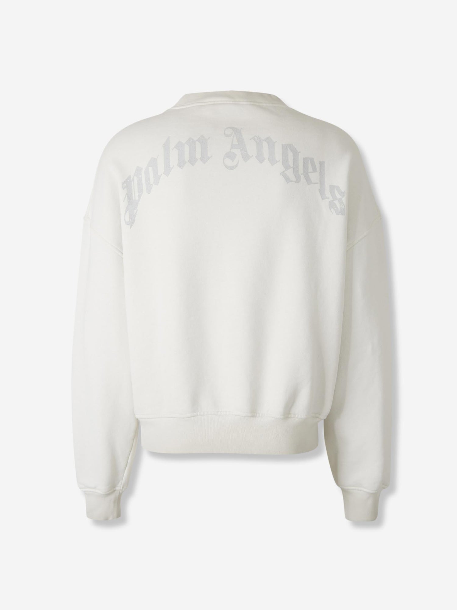 Outlet online Palm Angels Hombre Sudadera Cuello Redondo color Blanco sku 545-001999 01 - Foto 2