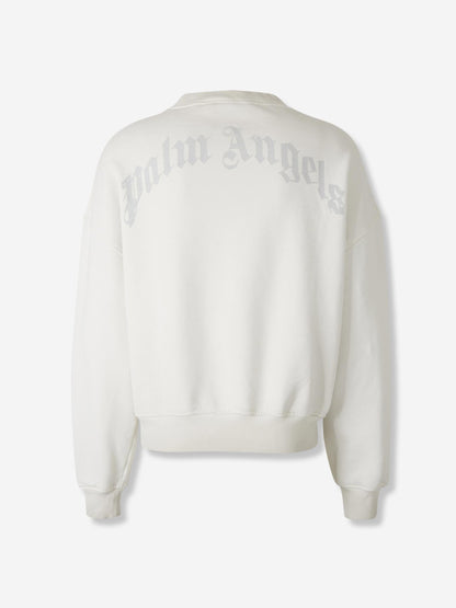 Outlet online Palm Angels Hombre Sudadera Cuello Redondo color Blanco sku 545-001999 01 - Foto 2