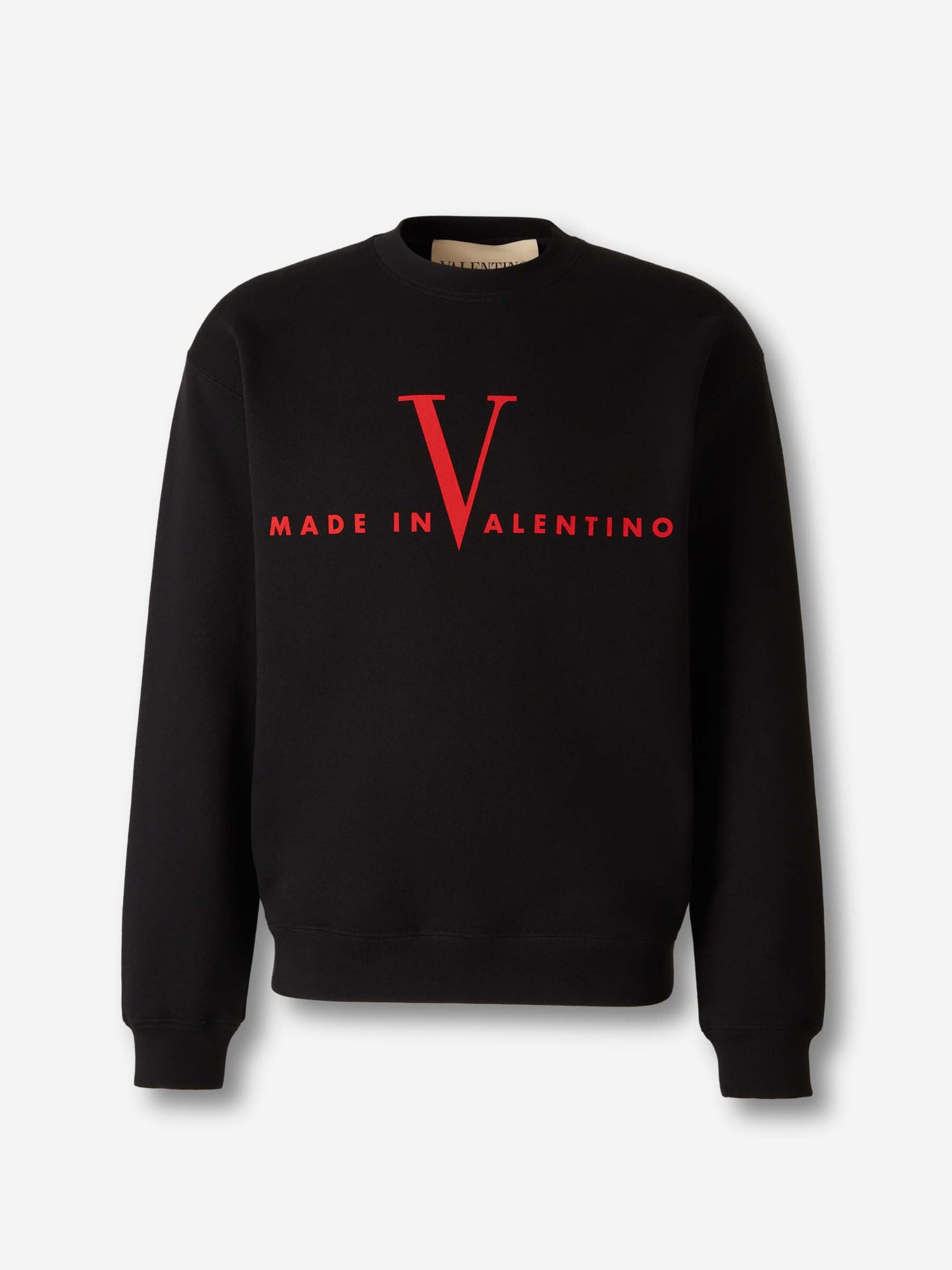 Outlet online Valentino Hombre Sudadera Cuello Redondo color Negro sku 545-002017 01 - Foto 1