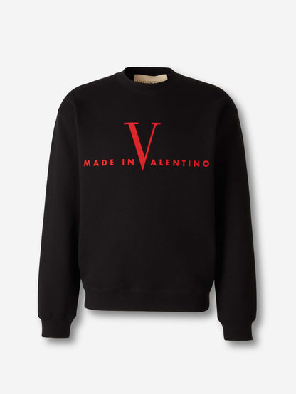 Outlet online Valentino Hombre Sudadera Cuello Redondo color Negro sku 545-002017 01 - Foto 1
