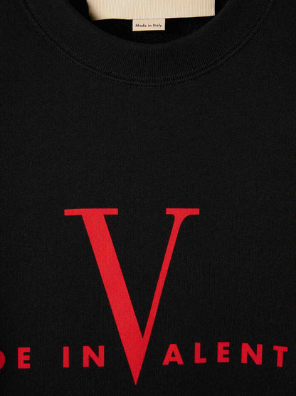 Outlet online Valentino Hombre Sudadera Cuello Redondo color Negro sku 545-002017 01 - Foto 3
