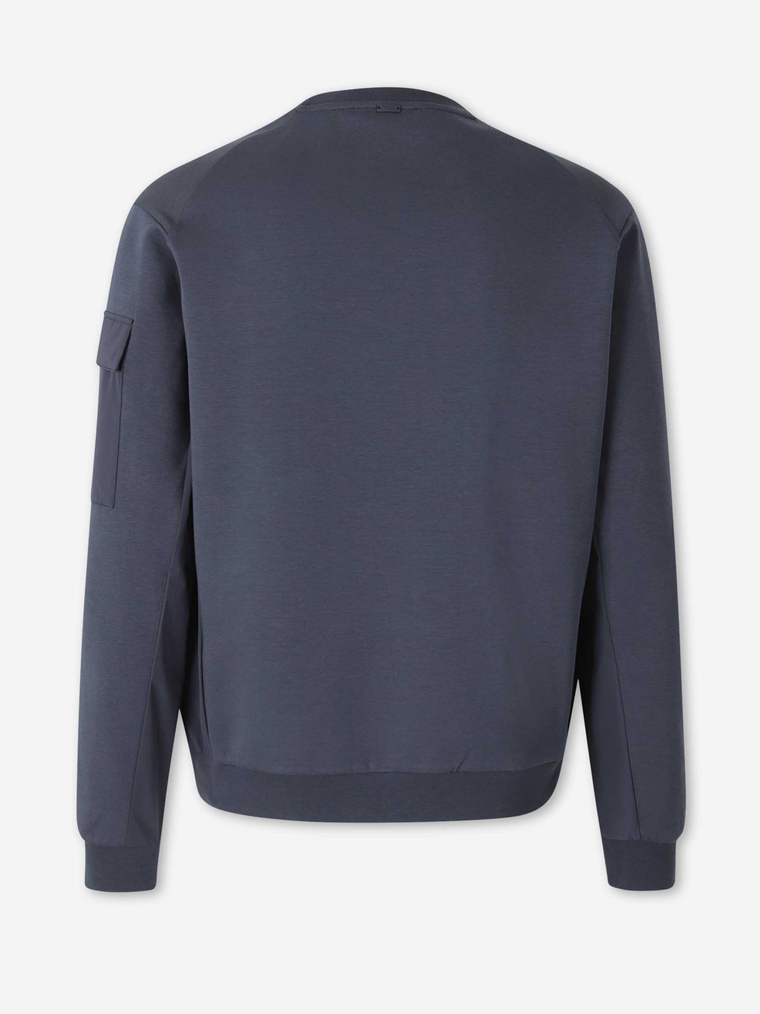 Herno Hombre Barcelona Sudadera de Cuello Redondo color Azul Noche sku 545-002025 02 - Foto 2